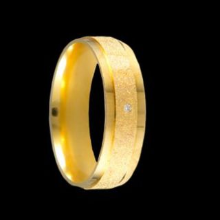 Aliancas de Prata Diamantadas 6mm Banhadas a Ouro 18k - Alianças de Casamento e Noivado