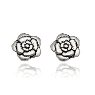 Brincos da Moda Pequenos Flores - Joias em Prata