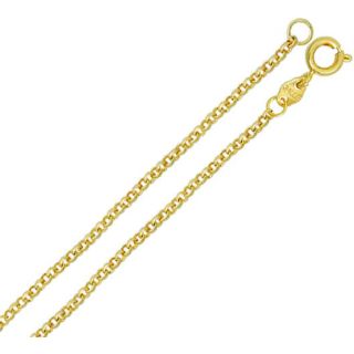 Corrente Feminina e Masculina Elo Português Banhada a Ouro 18k - Corrente Fininha Banhada a Ouro 18k com 50cm