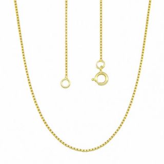 Corrente Banhada a Ouro Feminina Veneziana 45cm