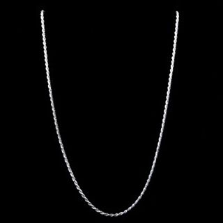 Corrente de Prata Masculina Corda 60 cm 1,5 mm