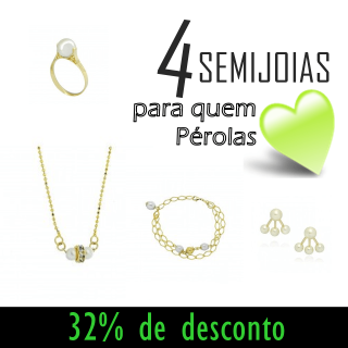 Kit de Semijoias de Perola