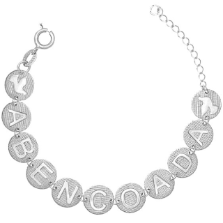 Pulseira Feminina da Prata Abençoada Semijoia