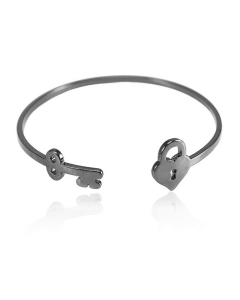 Bracelete Feminino de Coração Semi Joias